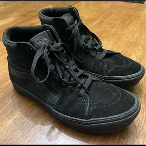 Vans suede comfy cush high top sneaker